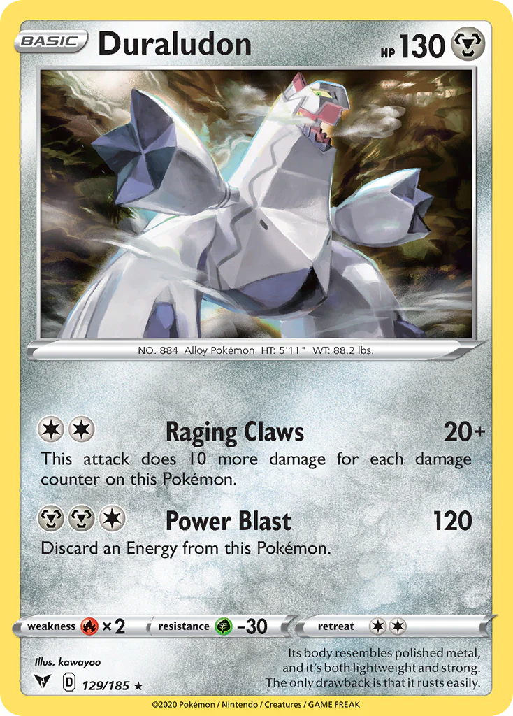 Duraludon (129/185) - [Reverse Holo] Vivid Voltage (VIV)