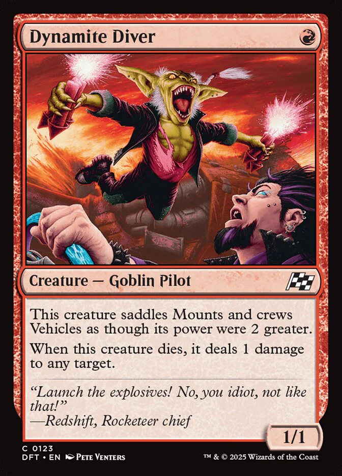 Dynamite Diver - [Foil] Aetherdrift (DFT)