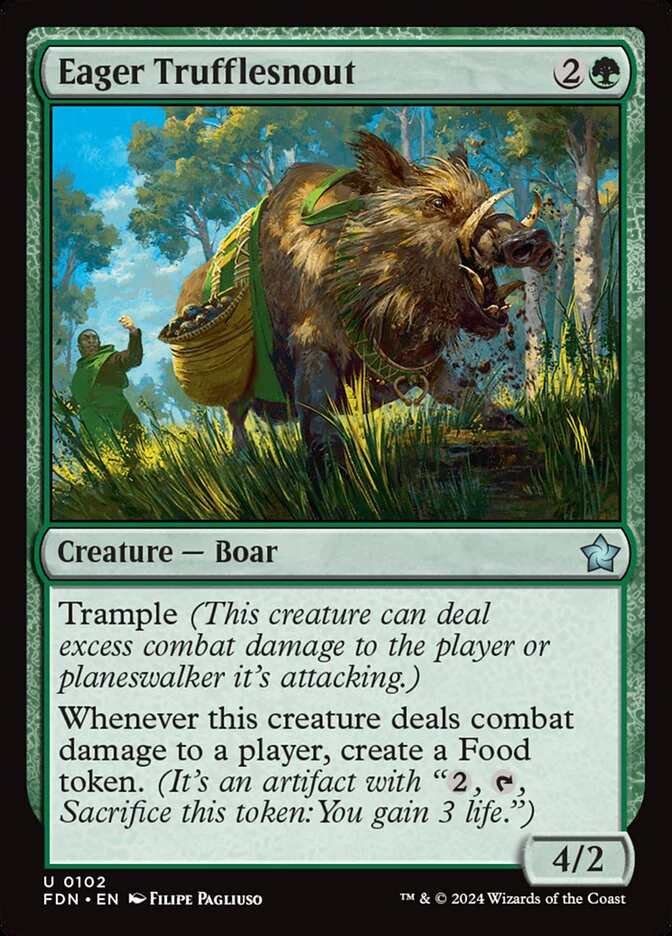 Eager Trufflesnout - [Foil] Foundations (FDN)