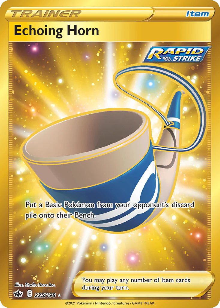 Echoing Horn (225/198) - [Secret Rare] Chilling Reign (CRE)