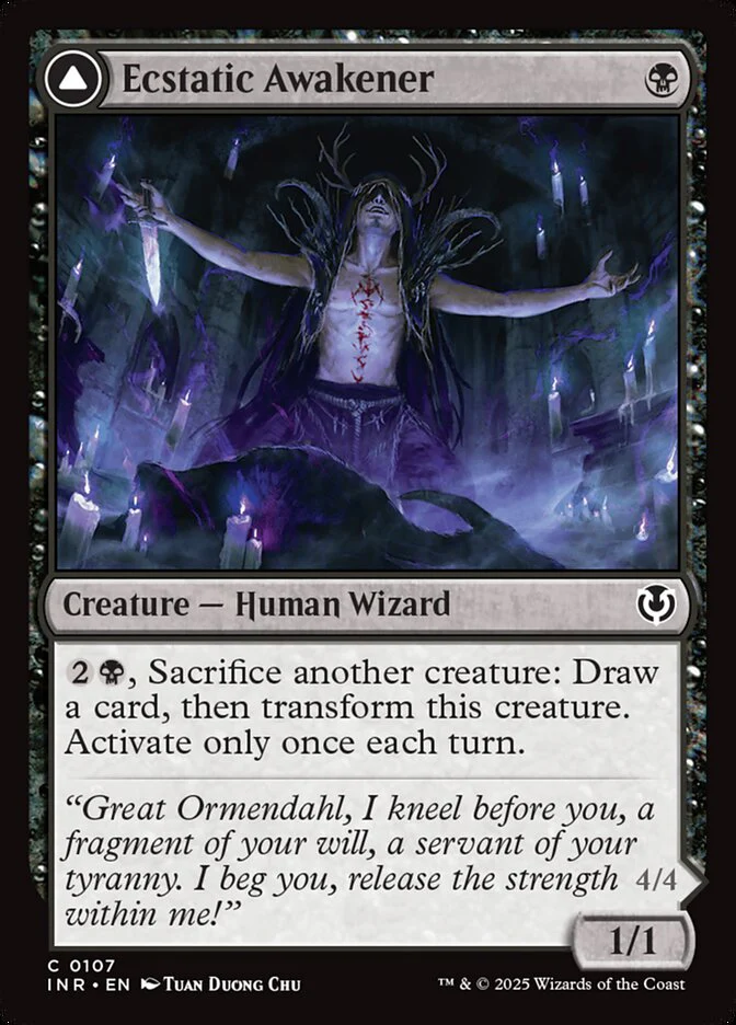 Ecstatic Awakener // Awoken Demon - [Foil] Innistrad Remastered (INR)