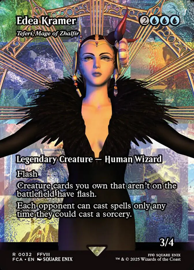 Edea Kramer - Teferi, Mage of Zhalfir (32) - [Borderless] Final Fantasy: Through the Ages (FCA)