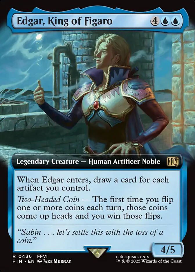 Edgar, King of Figaro (436) - [Extended Art] Final Fantasy (FIN)