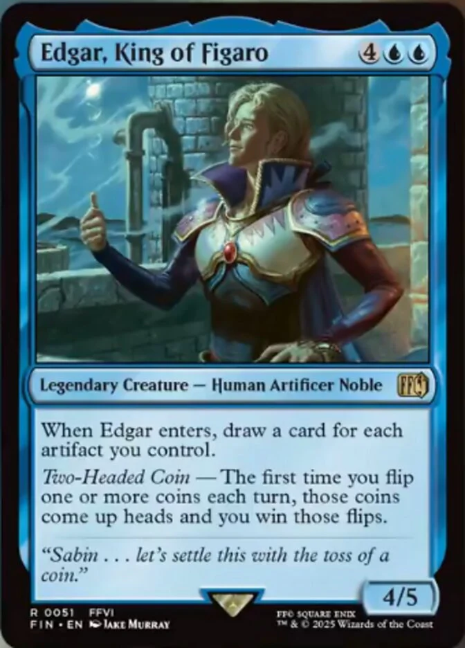 Edgar, King of Figaro (51) - [Foil] Final Fantasy (FIN)