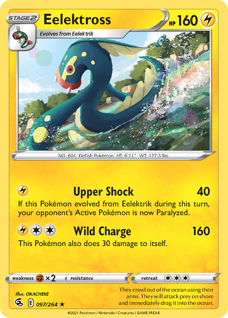 Eelektross (97/264) - [Reverse Holo] Fusion Strike (FST)