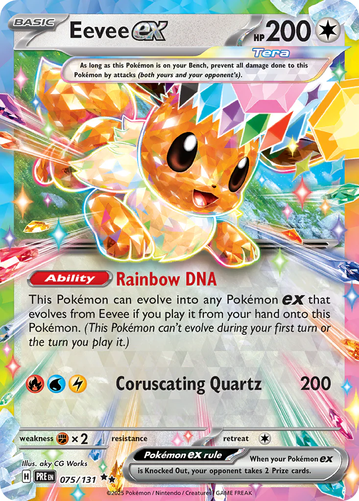 Eevee ex (75/131) - [Holo Foil] Prismatic Evolutions (PRE)