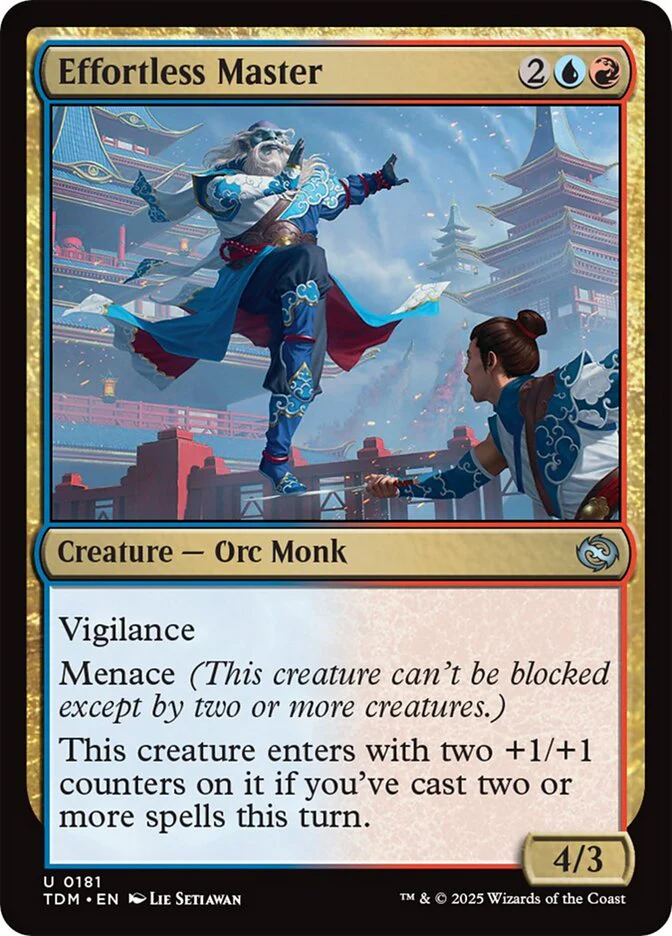 Effortless Master (181) - [Foil] Tarkir: Dragonstorm (TDM)