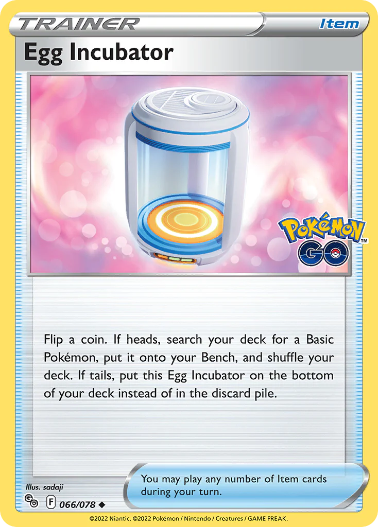 Egg Incubator (66/78) - [Reverse Holo] Pokemon GO (PGO)