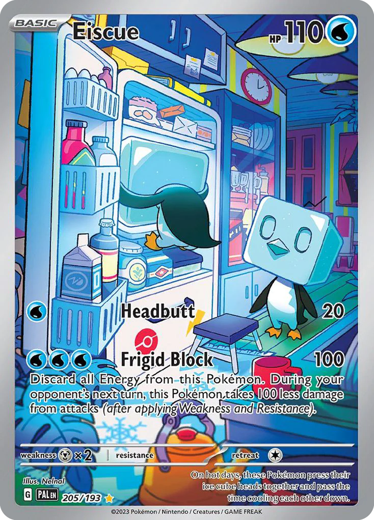 Eiscue (205/193) - [Illustration Rare] Paldea Evolved (PAL)