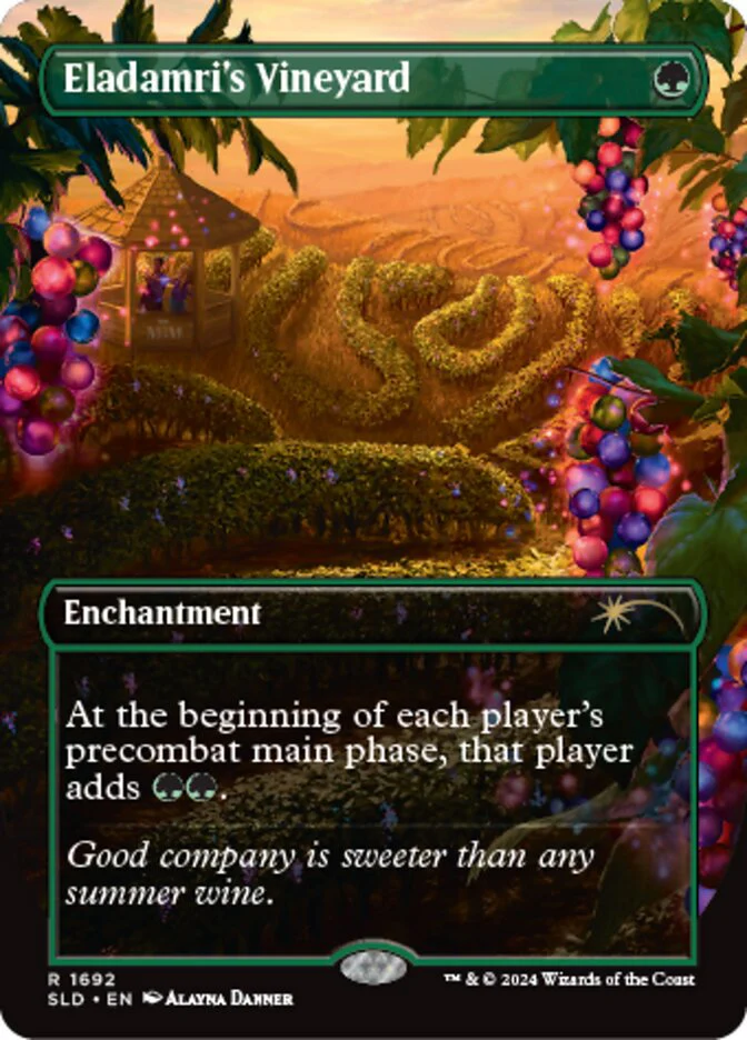 Eladamri's Vineyard (1692) - [Borderless] Secret Lair Drop (SLD)