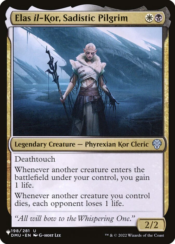 Elas il-Kor, Sadistic Pilgrim - The List (PLST)