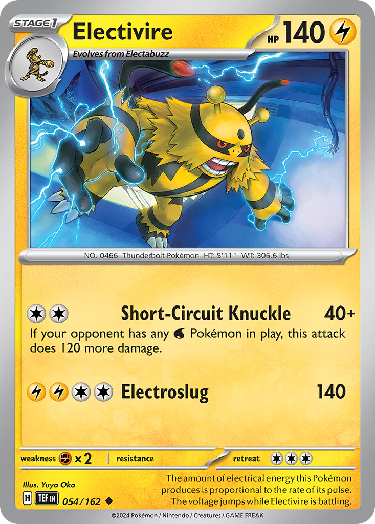 Electivire (54/162) - Temporal Forces (TEF)