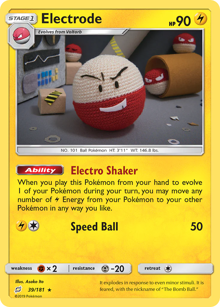 Electrode (39/181) - [Holo Foil] Team Up (TEU)