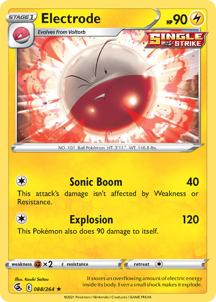 Electrode (88/264) - [Reverse Holo] Fusion Strike (FST)