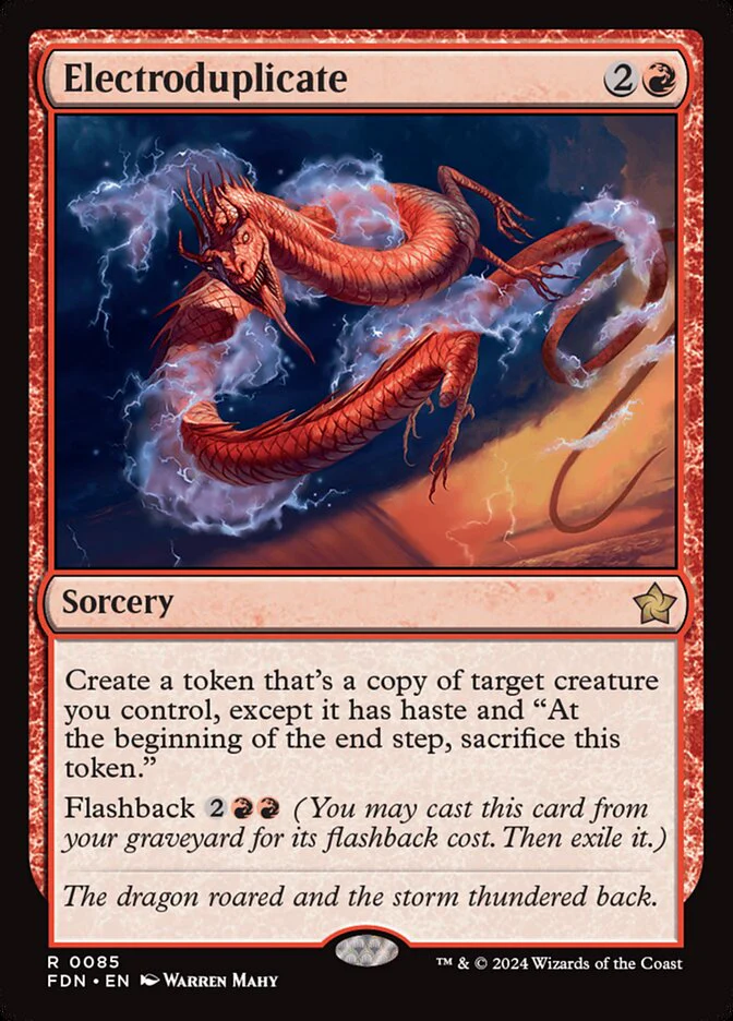 Electroduplicate - [Foil] Foundations (FDN)