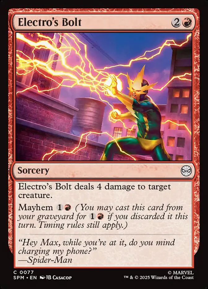 Electro's Bolt (77) - Marvel's Spider-Man (SPM)