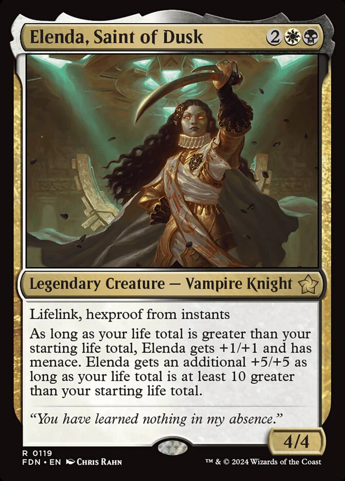 Elenda, Saint of Dusk - [Foil] Foundations (FDN)