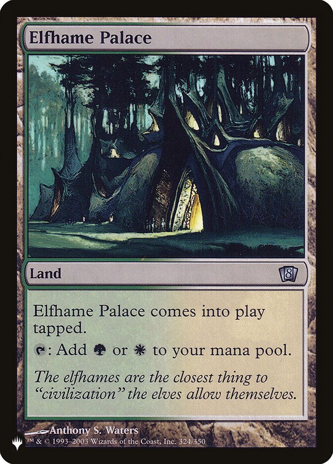 Elfhame Palace - The List (PLST)