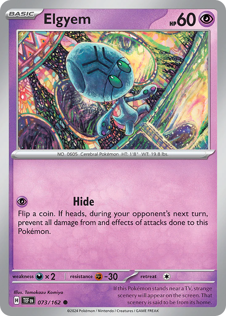 Elgyem (73/162) - Temporal Forces (TEF)