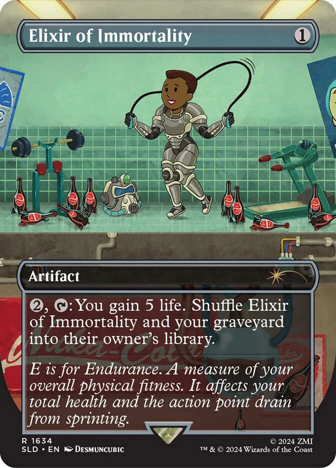 Elixir of Immortality (1634) - [Borderless] Secret Lair Drop (SLD)