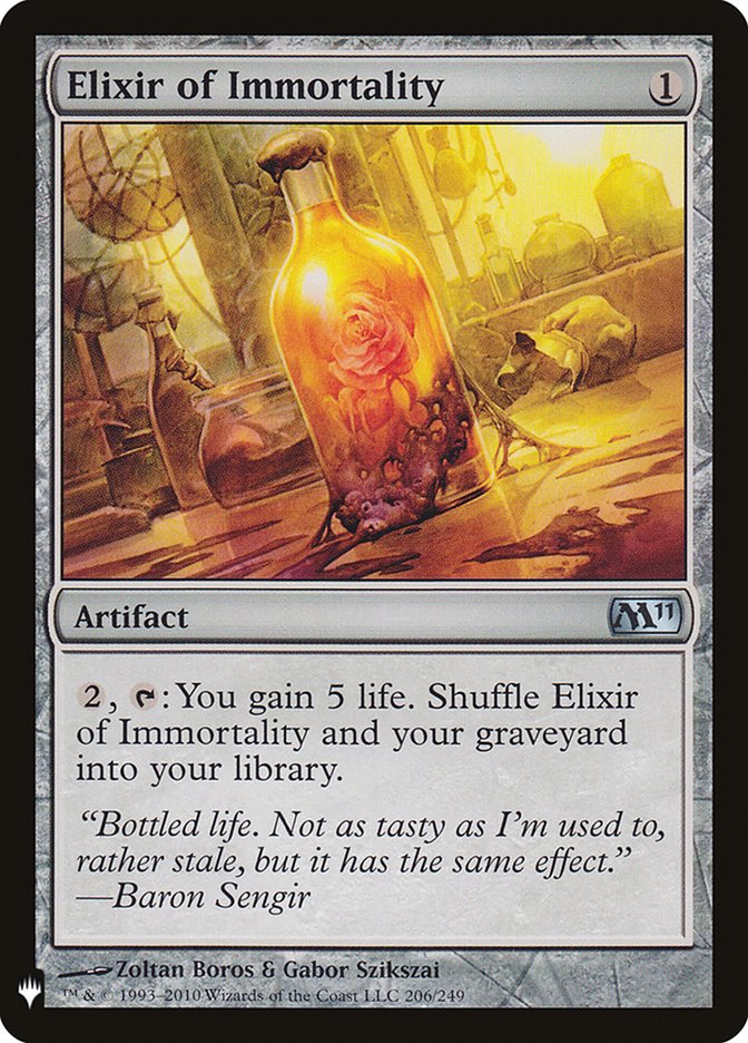 Elixir of Immortality - The List (PLST)