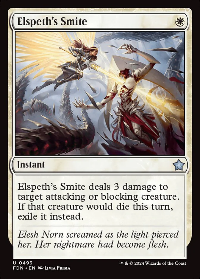 Elspeth's Smite - Foundations (FDN)