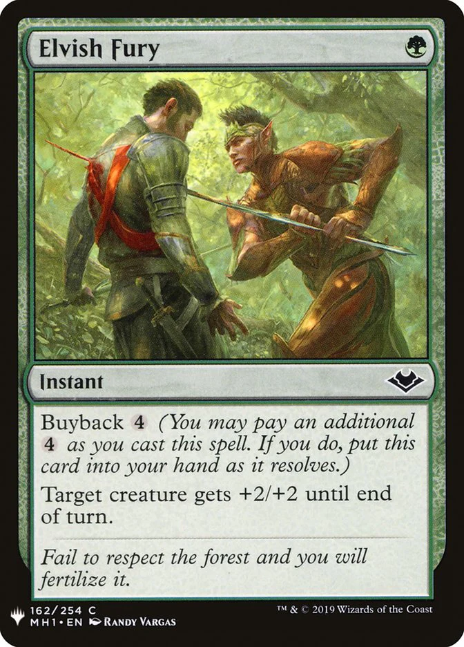 Elvish Fury - The List (PLST)