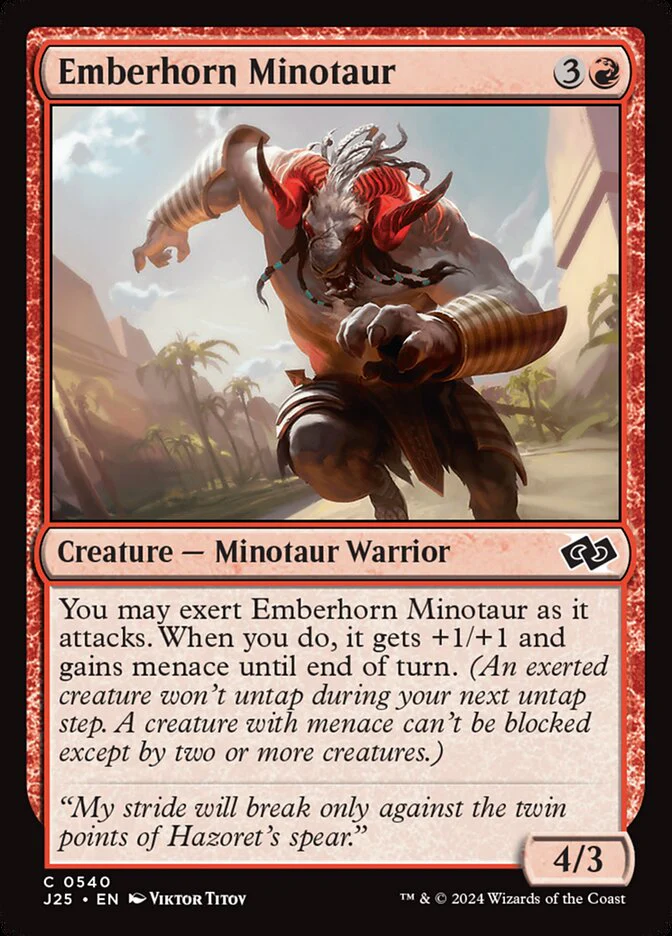 Emberhorn Minotaur - Foundations Jumpstart (J25)