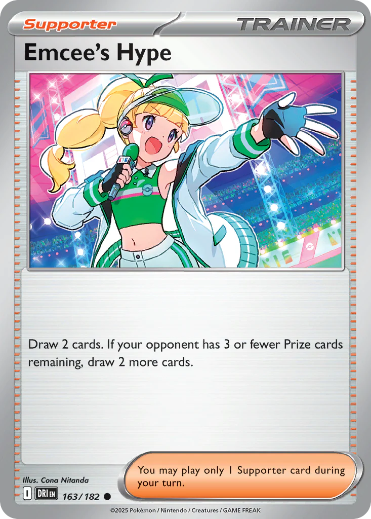 Emcee's Hype (163/182) - [Reverse Holo] Destined Rivals (DRI)