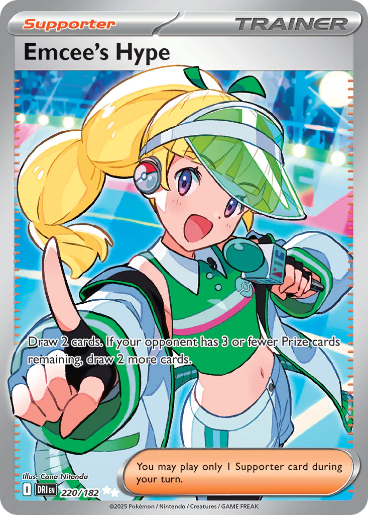 Emcee's Hype (220/182) - [Full Art] Destined Rivals (DRI)
