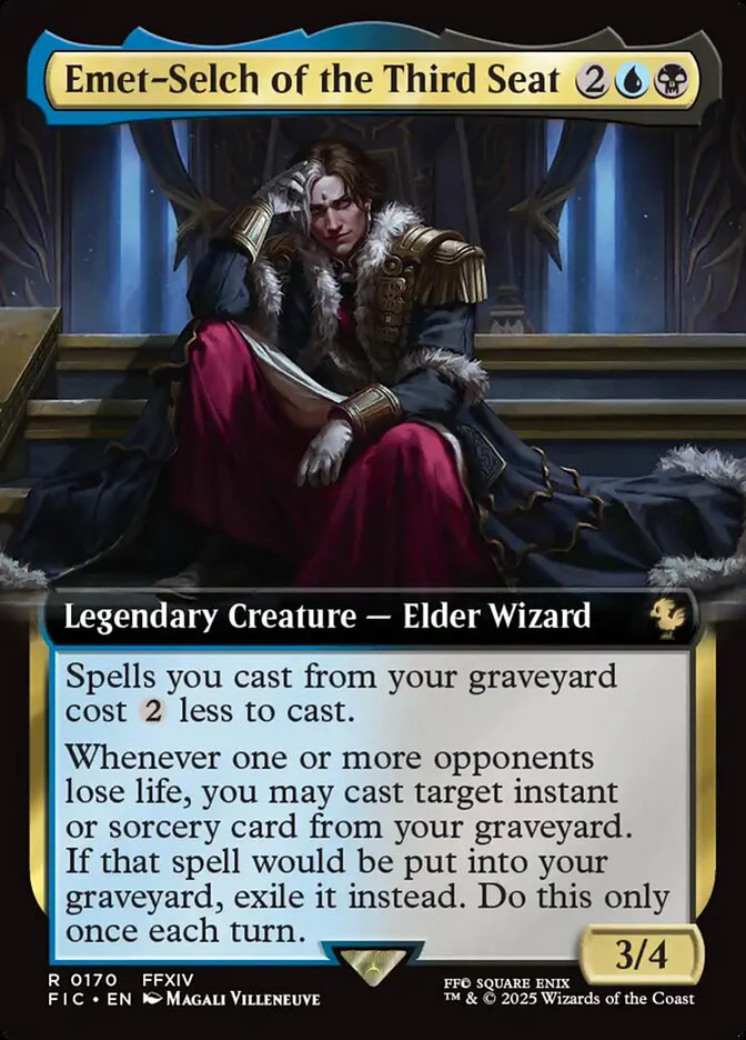 Emet-Selch of the Third Seat (170) - [Extended Art] Final Fantasy Commander (FIC)