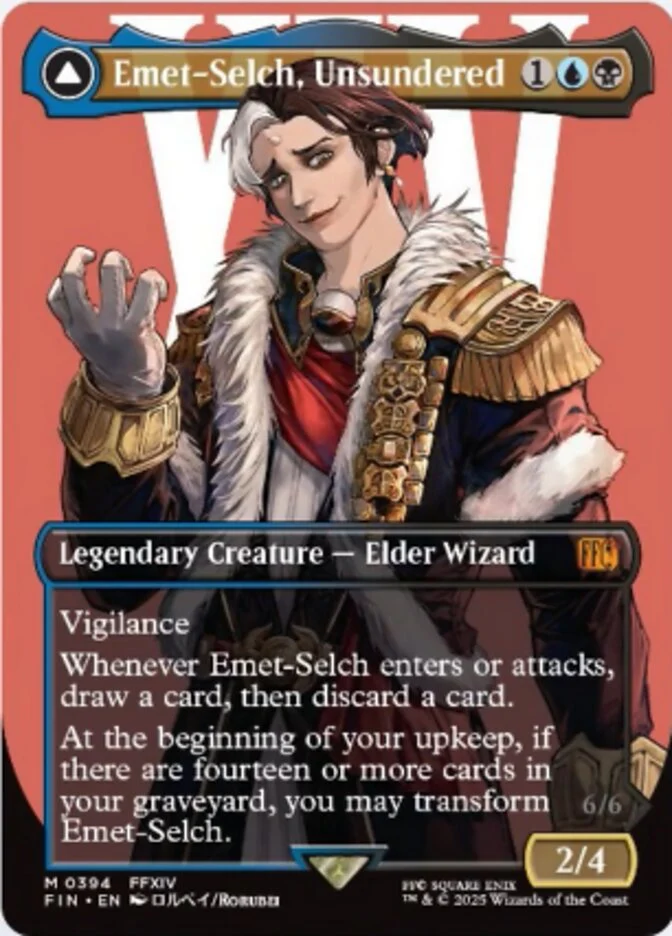 Emet-Selch, Unsundered // Hades, Sorcerer of Eld (394) - [Borderless] Final Fantasy (FIN)