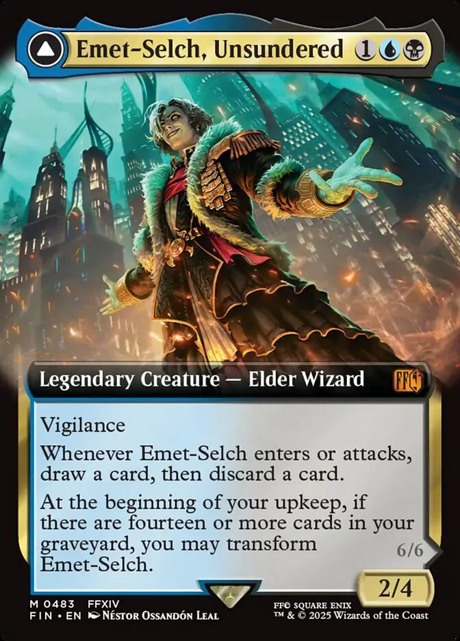 Emet-Selch, Unsundered // Hades, Sorcerer of Eld (483) - [Extended Art] Final Fantasy (FIN)