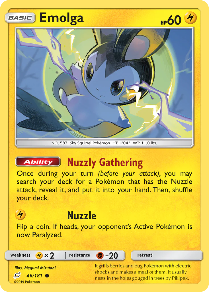 Emolga (46/181) - Team Up (TEU)