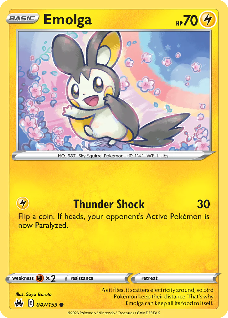 Emolga (47/159) - Crown Zenith (CRZ)