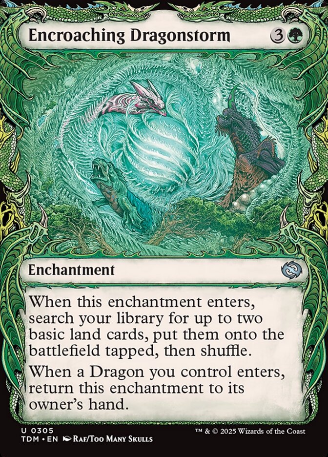 Encroaching Dragonstorm (305) - [Showcase] Tarkir: Dragonstorm (TDM)