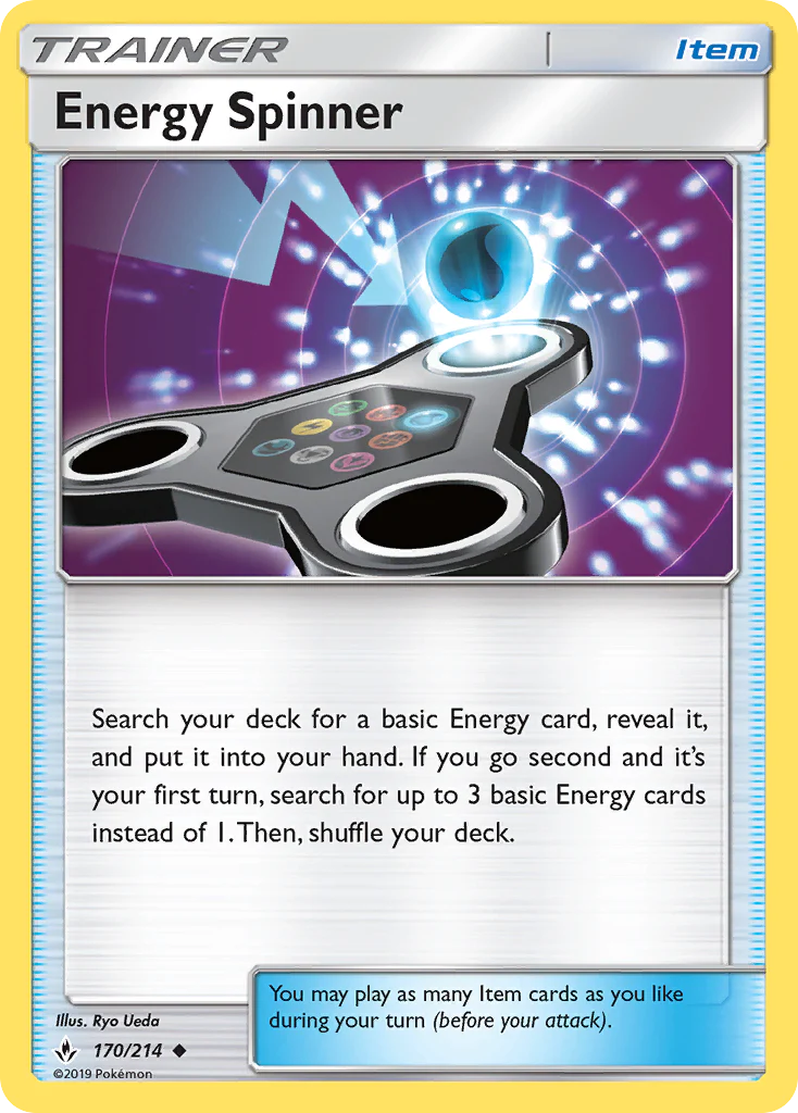Energy Spinner (170/214) - [Reverse Holo] Unbroken Bonds (UNB)