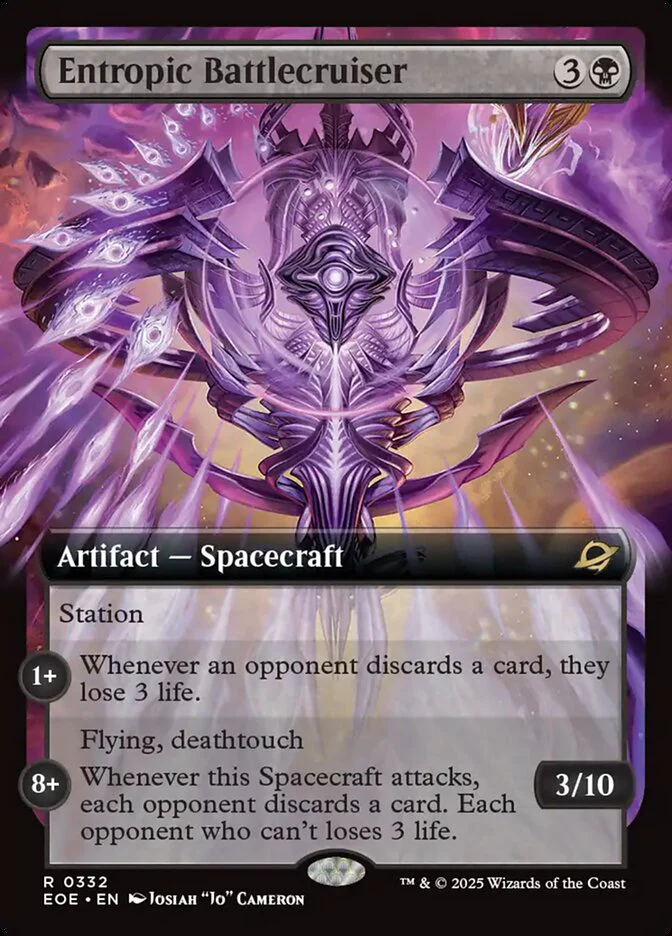 Entropic Battlecruiser (332) - [Extended Art] Edge of Eternities (EOE)