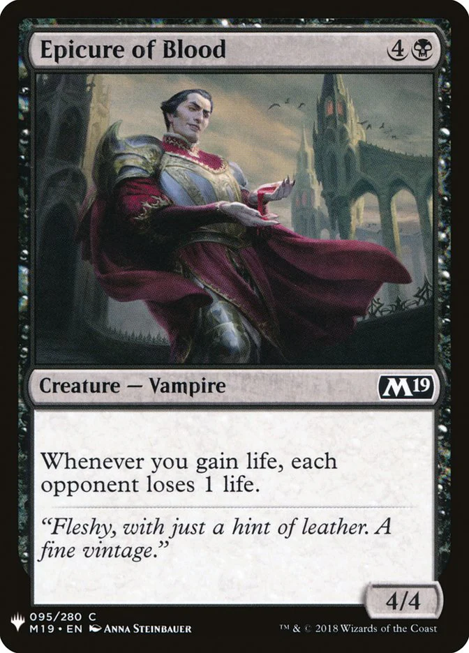 Epicure of Blood - The List (PLST)