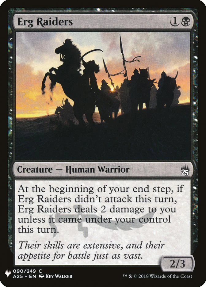 Erg Raiders - The List (PLST)