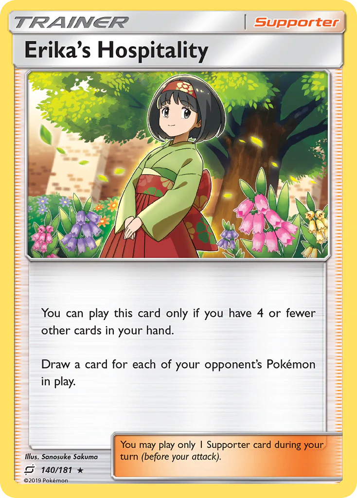 Erika's Hospitality (140/181) - [Holo Foil] Team Up (TEU)