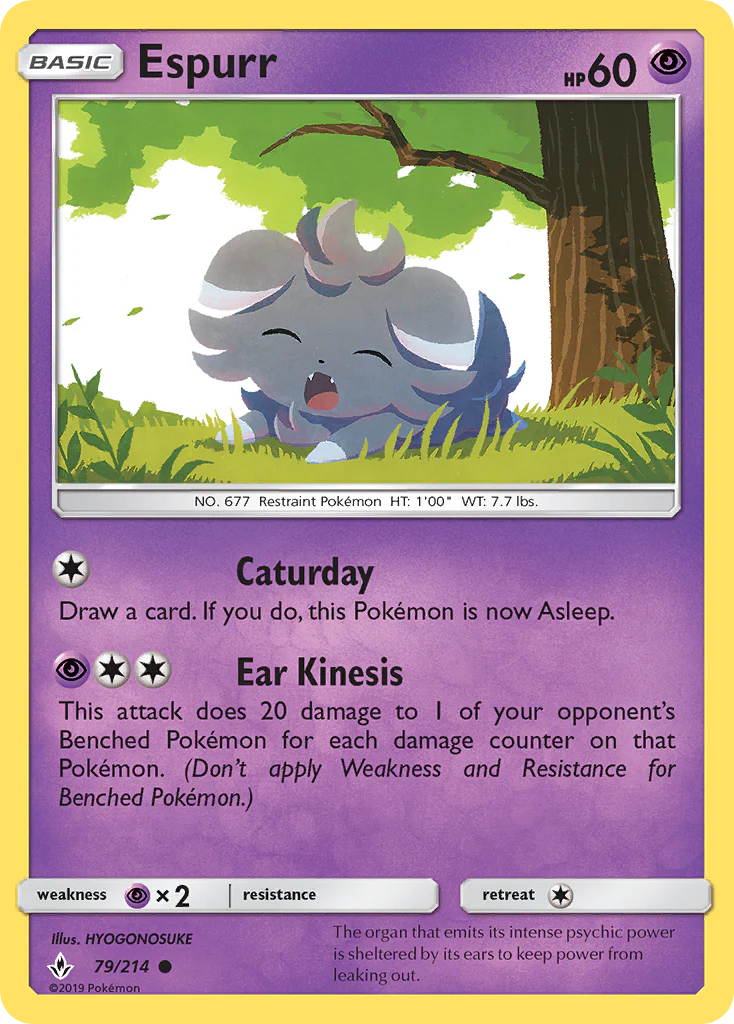 Espurr (79/214) - [Reverse Holo] Unbroken Bonds (UNB)