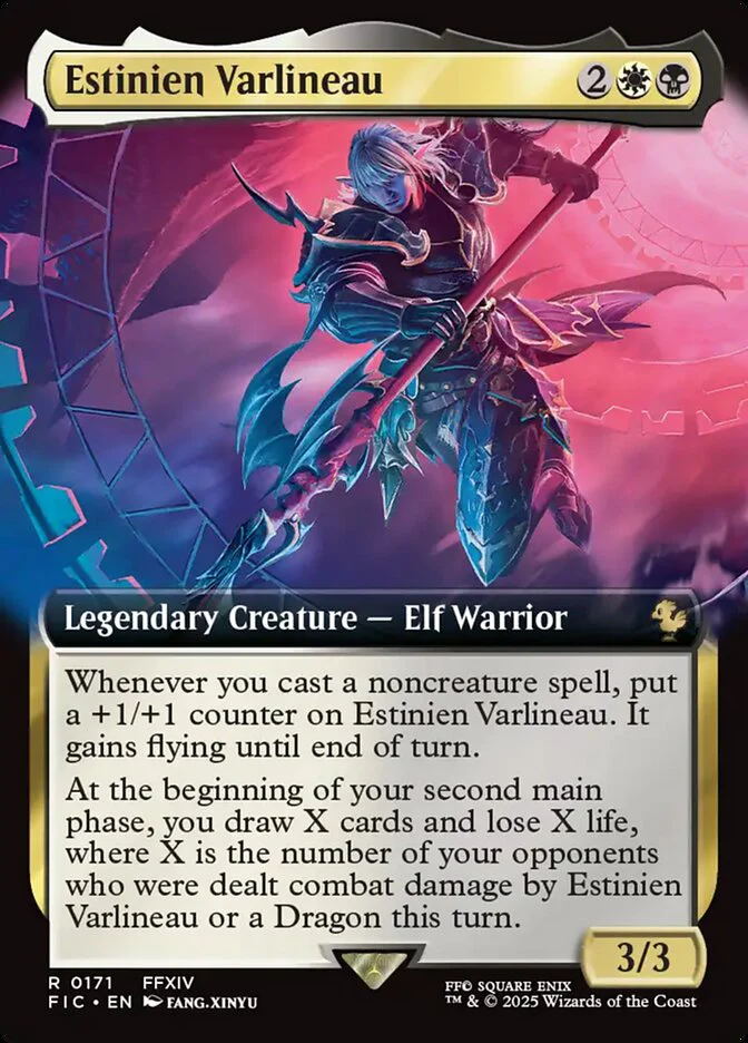 Estinien Varlineau (171) - [Foil, Extended Art] Final Fantasy Commander (FIC)