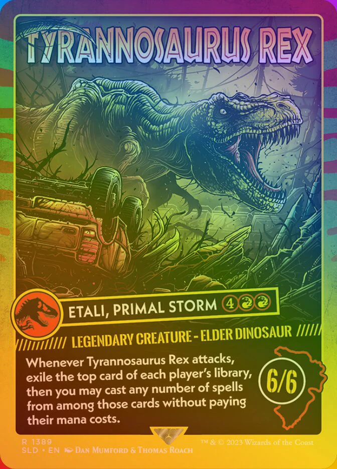 Etali, Primal Storm (1389‚òÖ) - [Foil, Borderless] Secret Lair Drop (SLD)