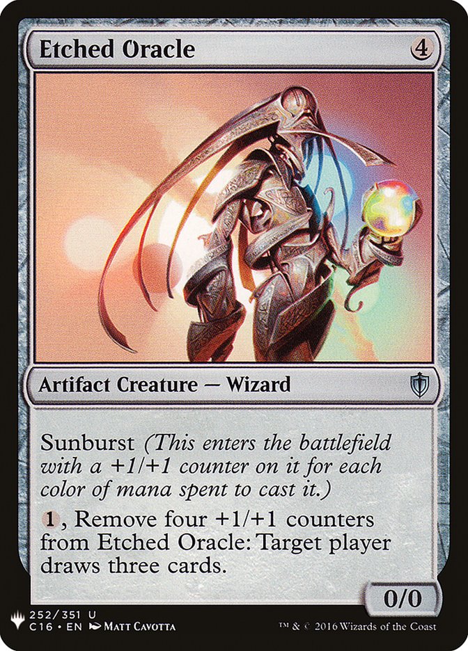 Etched Oracle - The List (PLST)