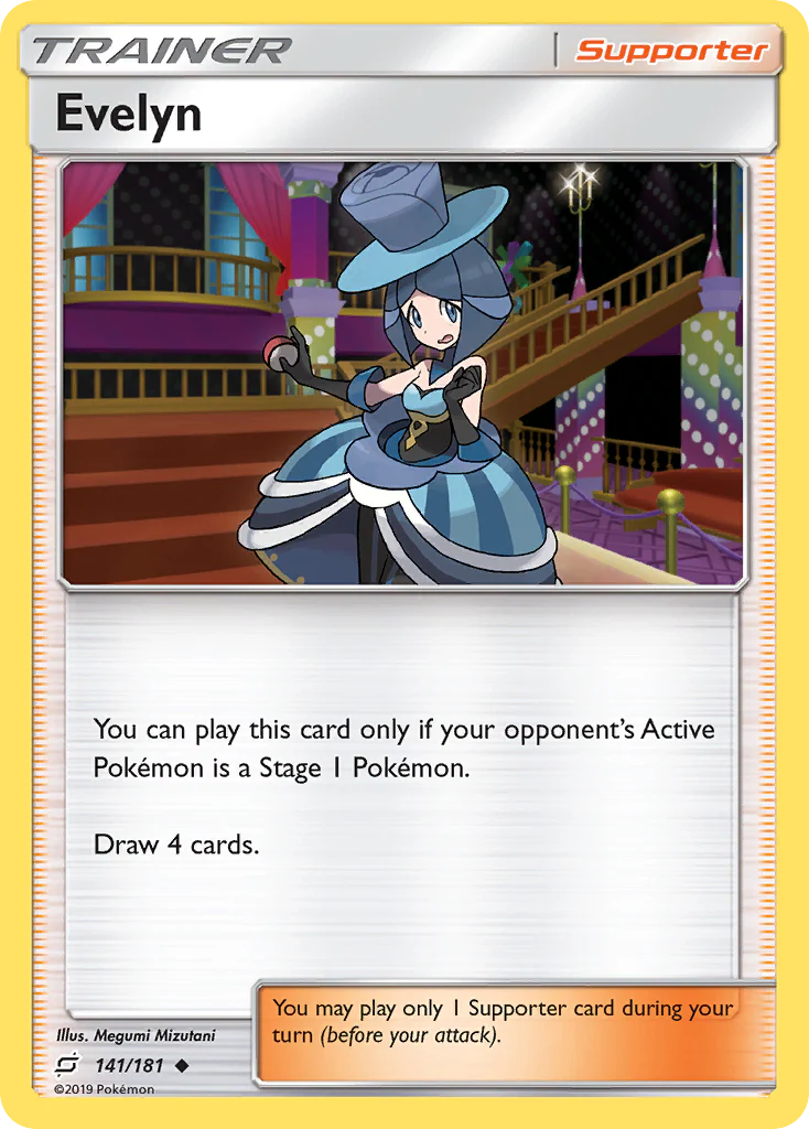 Evelyn (141/181) - [Reverse Holo] Team Up (TEU)