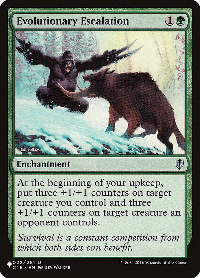 Evolutionary Escalation - The List (PLST)