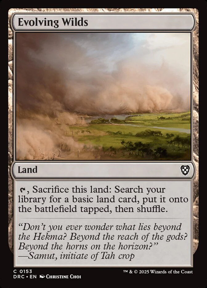 Evolving Wilds (153) - Aetherdrift Commander (DRC)