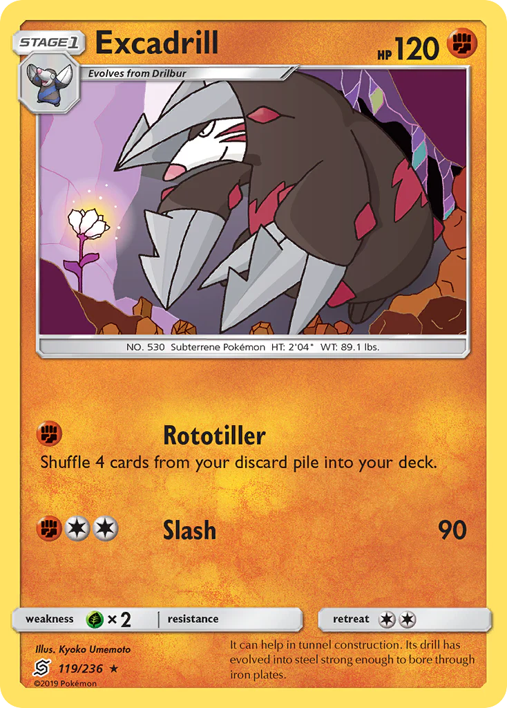 Excadrill (119/236) - Unified Minds (UNM)