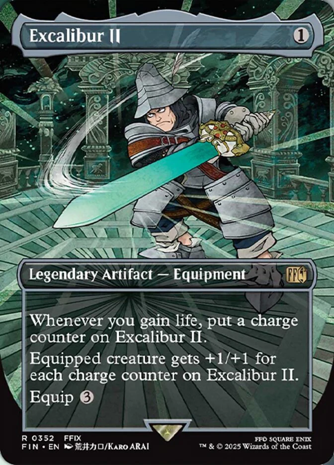 Excalibur II (352) - [Foil, Borderless] Final Fantasy (FIN)